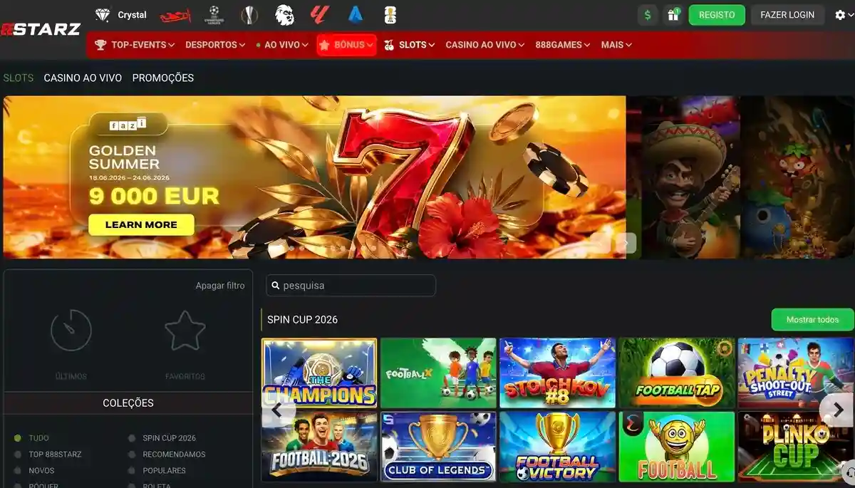888Starz — apostas esportivas e cassino cripto