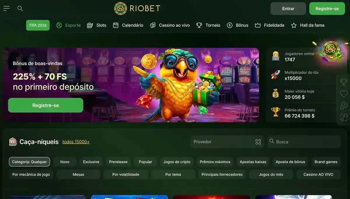 Riobet Cassino — operando desde 2014